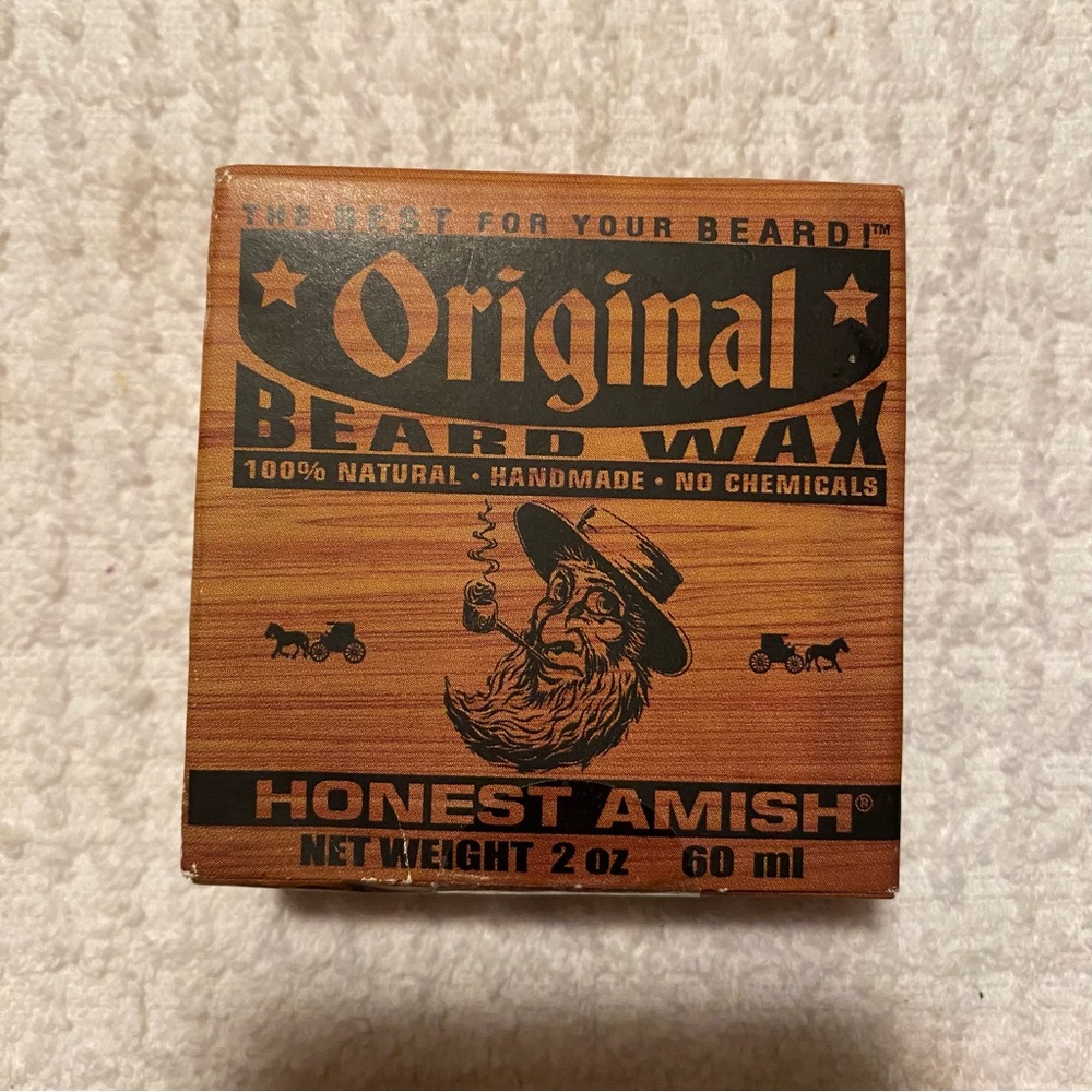 Honest Amish Original Beard Wax 2 oz